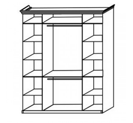 Шкаф 2917 для одежды (2 двери)