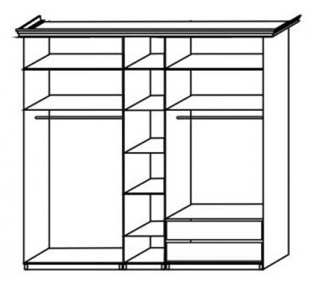 Шкаф для одежды 2564 (1 дверь), левый или правый