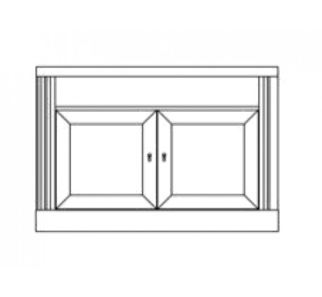 Тумба для прямолинейной композиции Мальта 2840