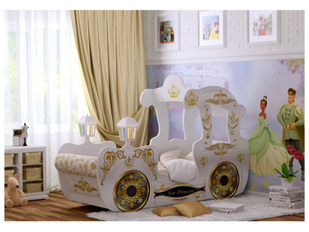Кровать-карета для девочки Принцесса