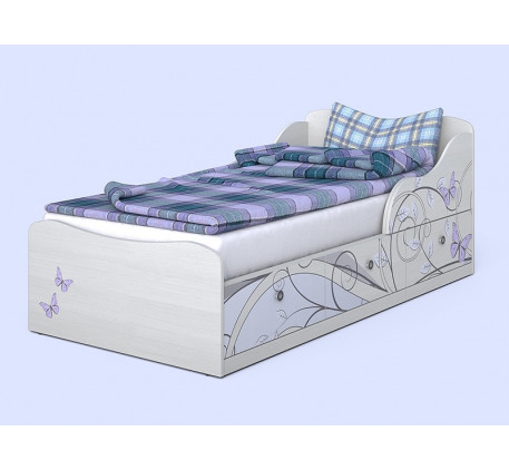 Кровать для девочки Леди-3, спальное место 190х90 см