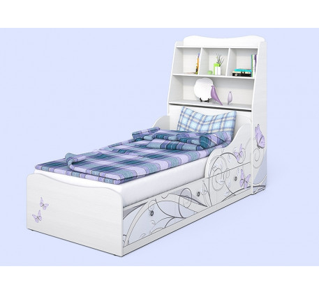 Детская кровать Леди-3 с изголовьем, спальное место 190х90 см