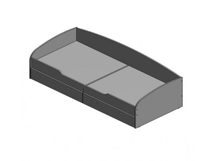 Детская кровать Соня-2 с ящиками (нижняя), спальное место 190х80 см