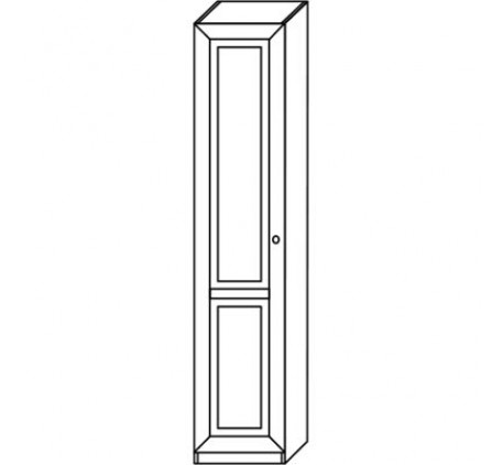 Шкаф 2911 для белья (1 дверь), левый или правый