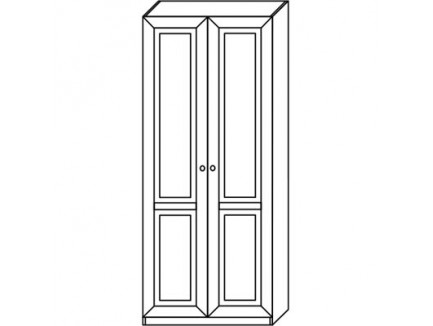 Шкаф 2927 для одежды и белья (2 двери)