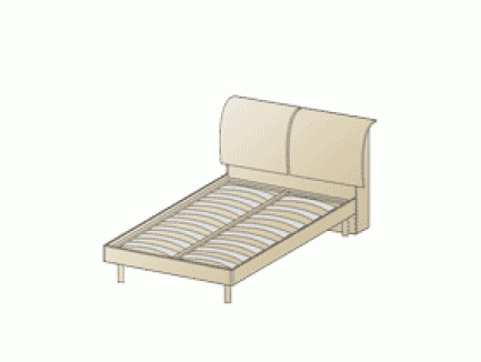 Кровать КР-103 (спальное место 140х200 см)