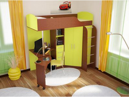 Детская  мебель: кровать Колизей, Лео, Ника, Нео, Стелла, Тандем, Домино, Полонез («РМК Кострома»)