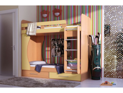 Двухъярусная кровать Карлсон (Дуэт 1), спальные места кровати 1900*800 мм. (арт. 14.711)