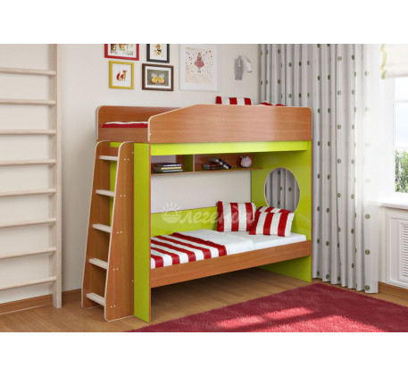 Двухъярусная кровать для детей Легенда-10.3, спальные места 180х80 см