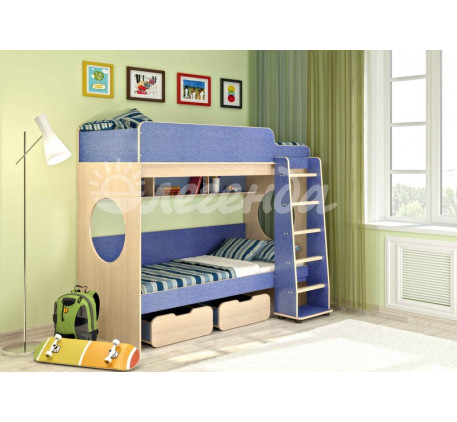 Двухъярусная кровать для детей Легенда-7, спальные места 190х80 см