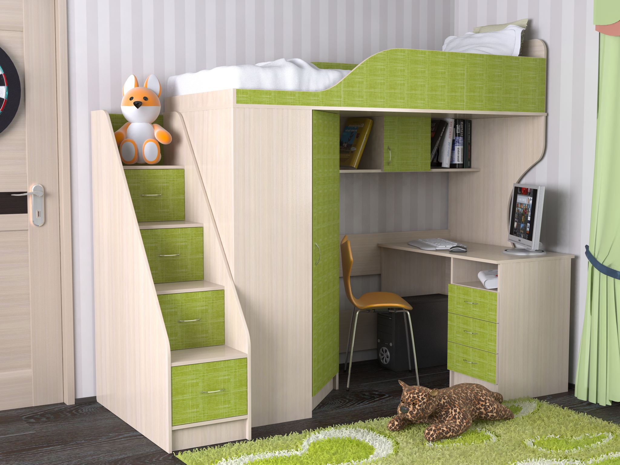 кровати в школе для первоклассников